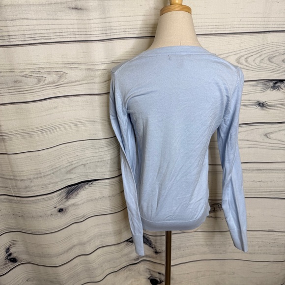 Banana Republic Light Blue Long Sleeve Sweater - Picture 2 of 4